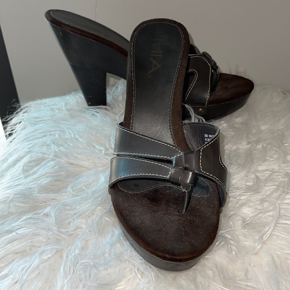 Mia Wooden Clog